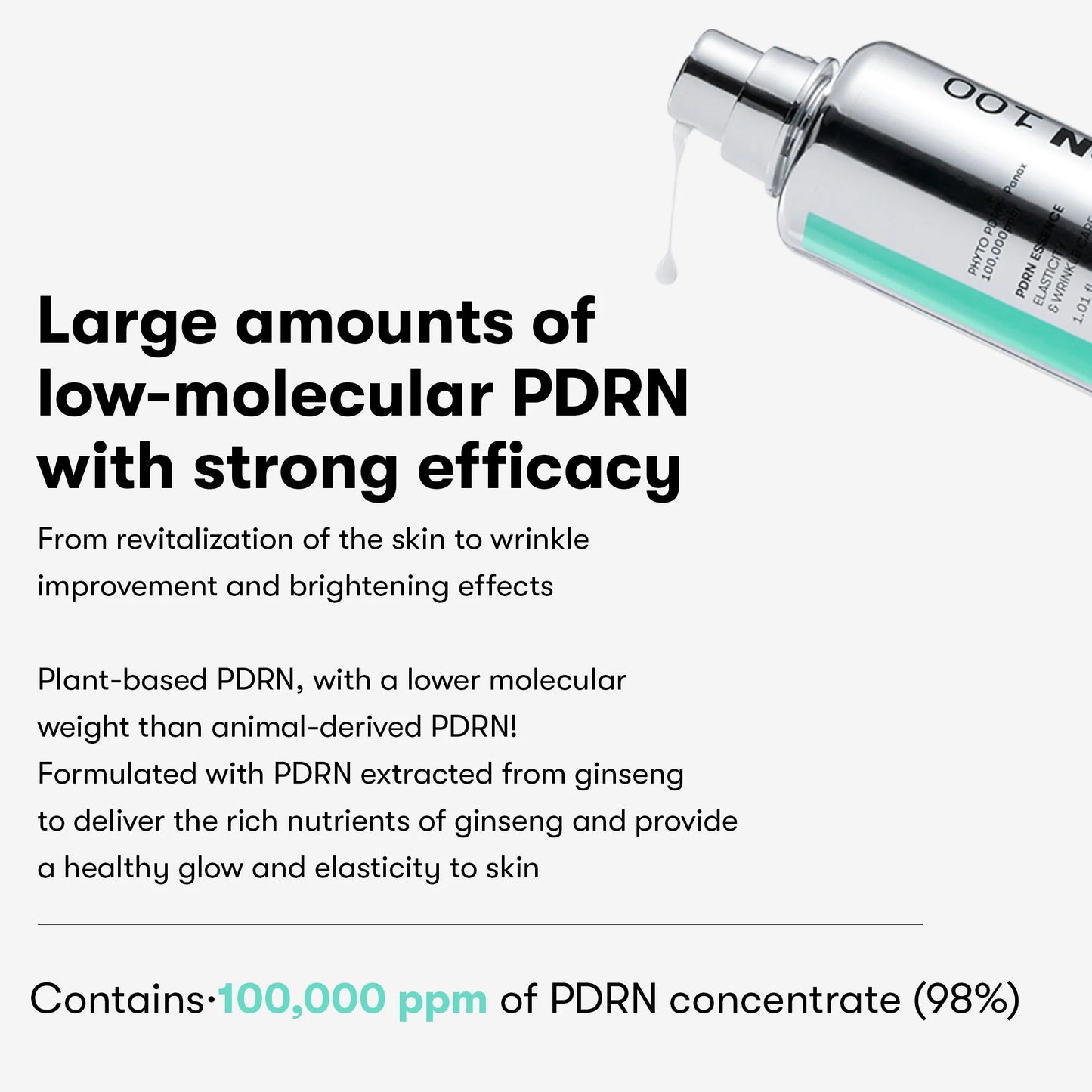 PDRN Essence 100 - Ορός Προσώπου με Vegan PDRN & Τζίνσενγκ