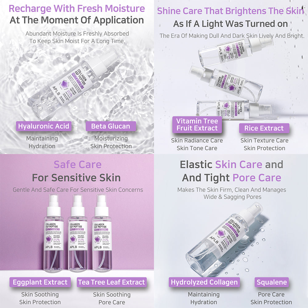 Collagen EGF Peptide Mist Essence - Ενυδάτωση, σύσφιξη & ελαστικότητα σε κάθε ψέκασμα
