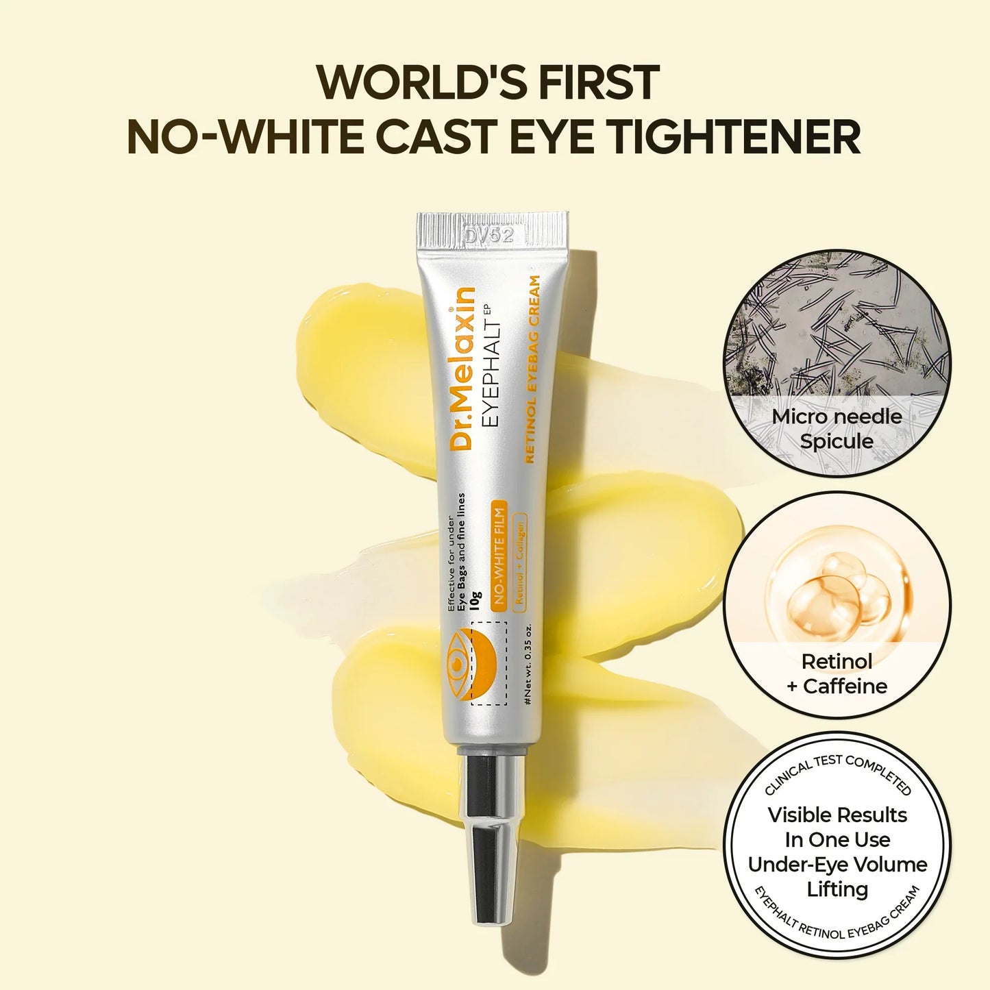 Retinol Eyephalt Eyebag Cream – Κρέμα Ματιών με Ρετινόλη για Μείωση Μαύρων Κύκλων & Σακούλων