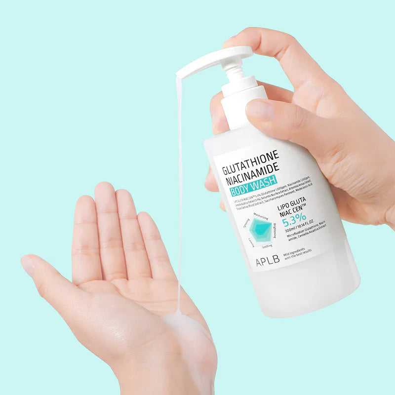 Glutathione Niacinamide Body Wash – Καθαριστικό Σώματος με Ενυδατική & Καταπραϋντική Δράση