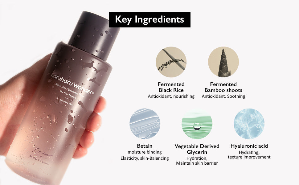 Black Rice Hyaluronic Toner For Sensitive Skin