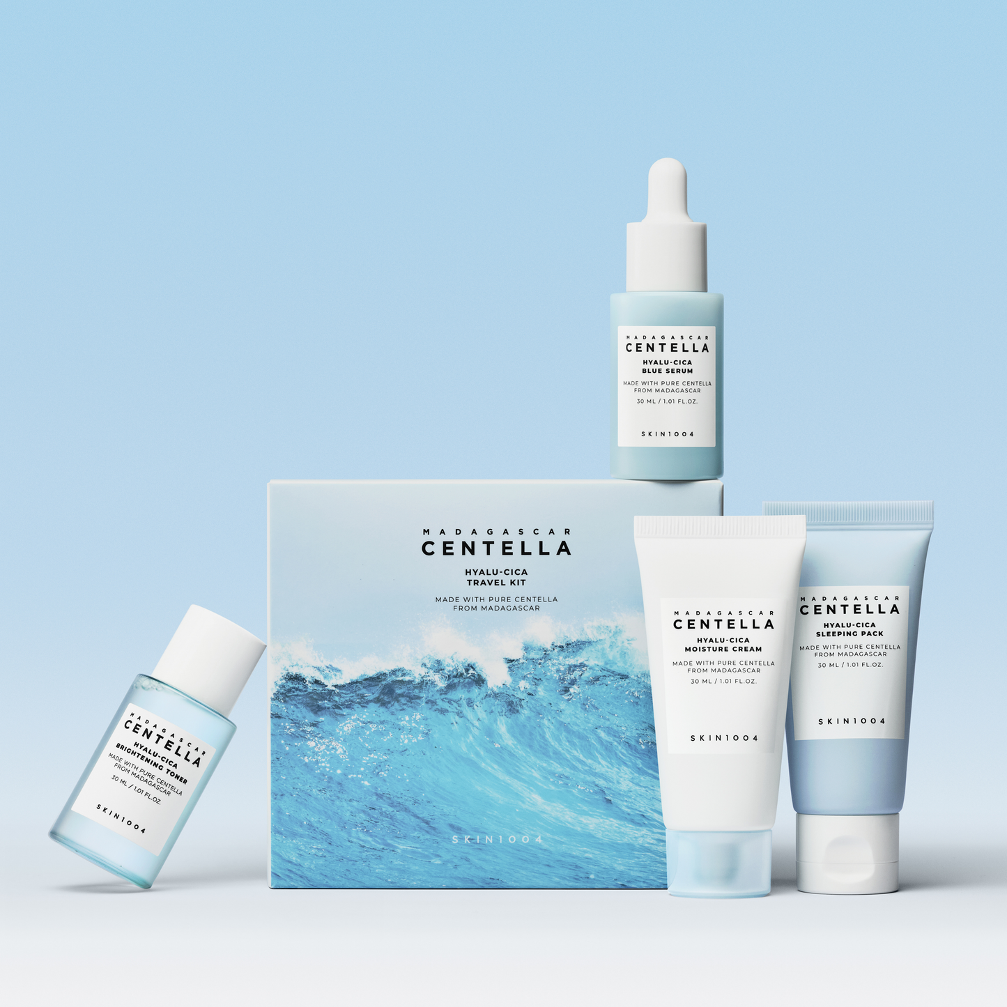 SKIN1004 Madagascar Centella Hyalu-Cica Travel Kit - Σετ Ενυδάτωσης & Καταπράυνσης