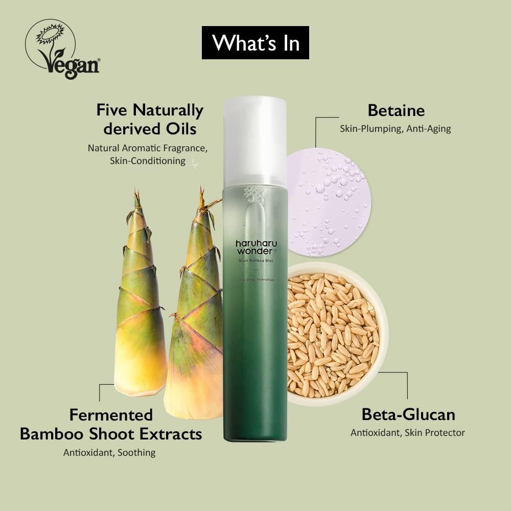 Black Bamboo Mist - Ενυδατικό σπρέι για εύκολη εφαρμογή