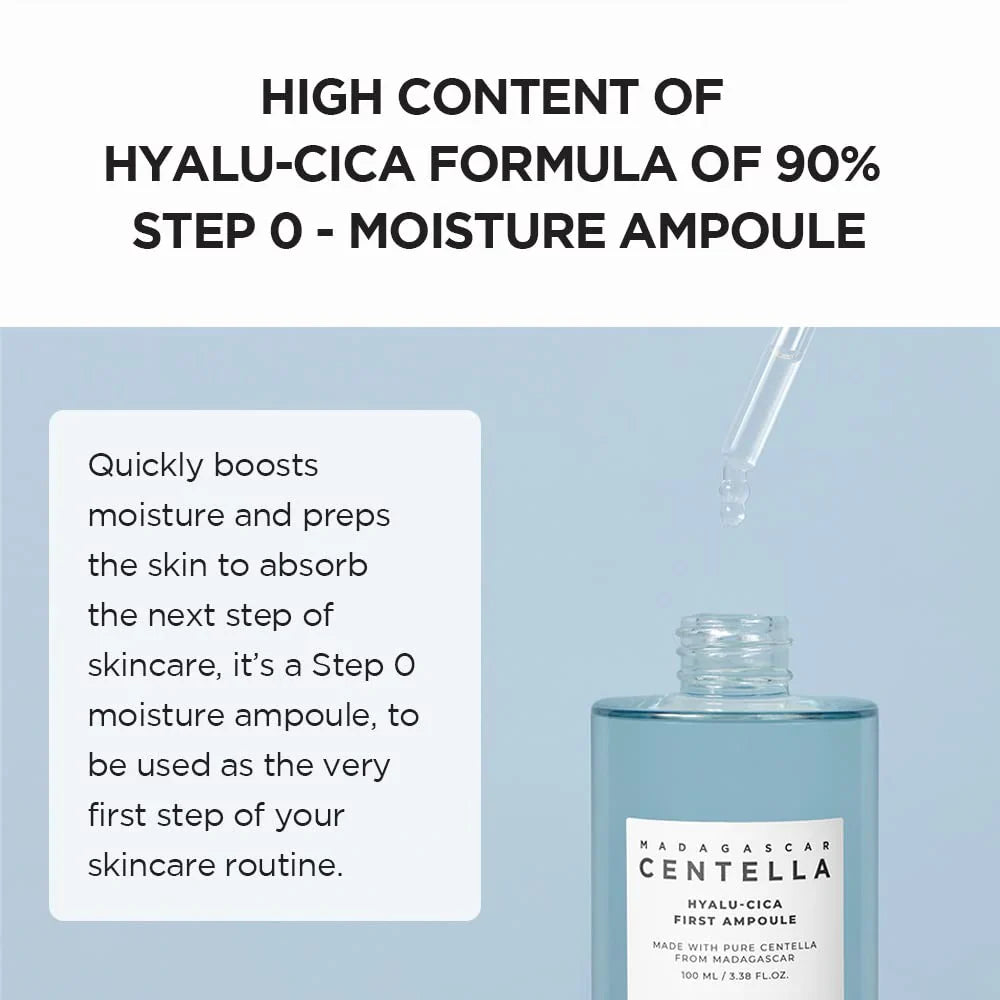 Madagascar Centella Hyalu-Cica First Ampoule - Εντατική Ενυδάτωση & Καταπράυνση με Centella