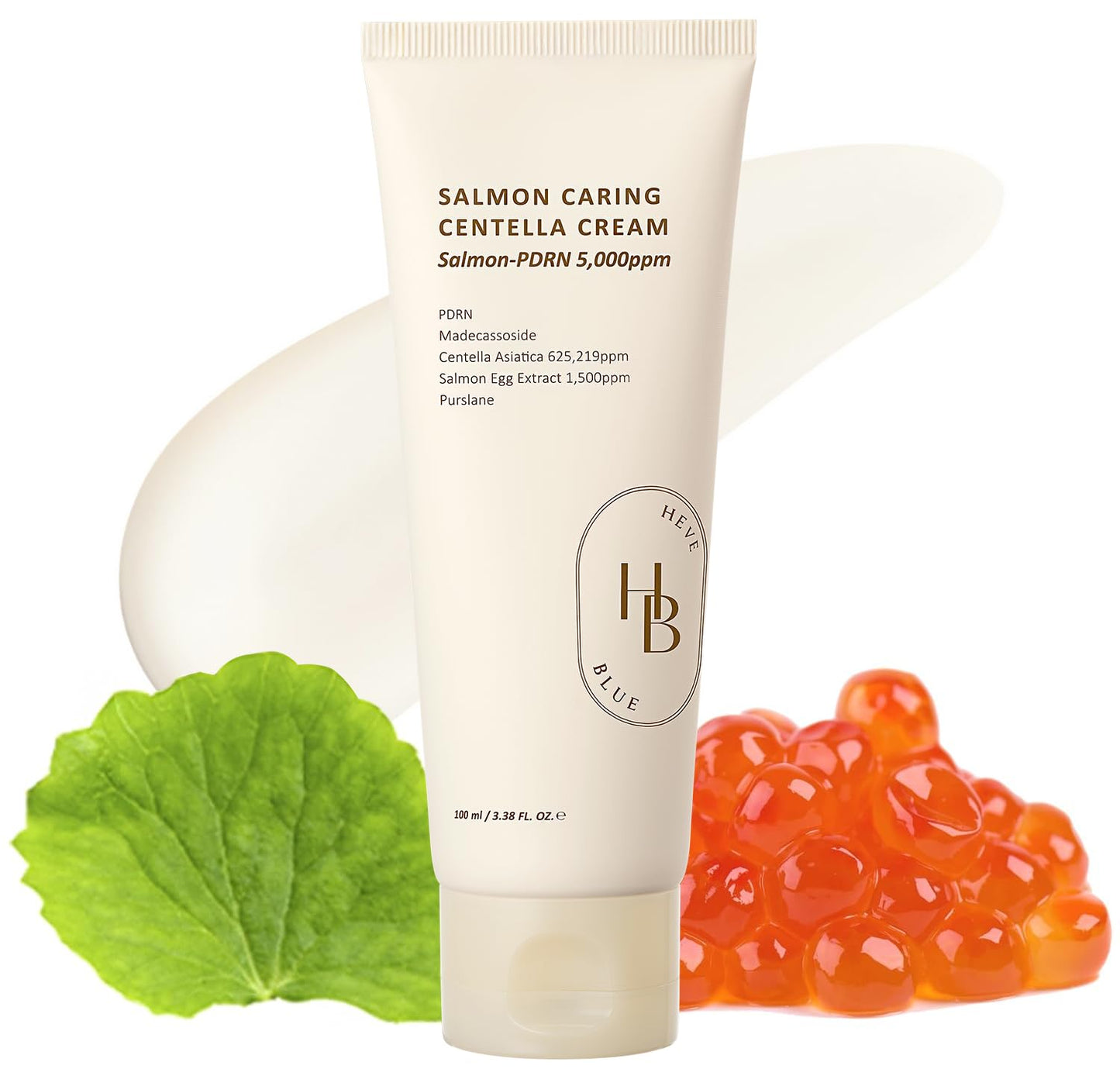 Salmon Caring Centella Cream - Ενυδατική κρέμα με Εκχύλισμα Σολομού & Centella