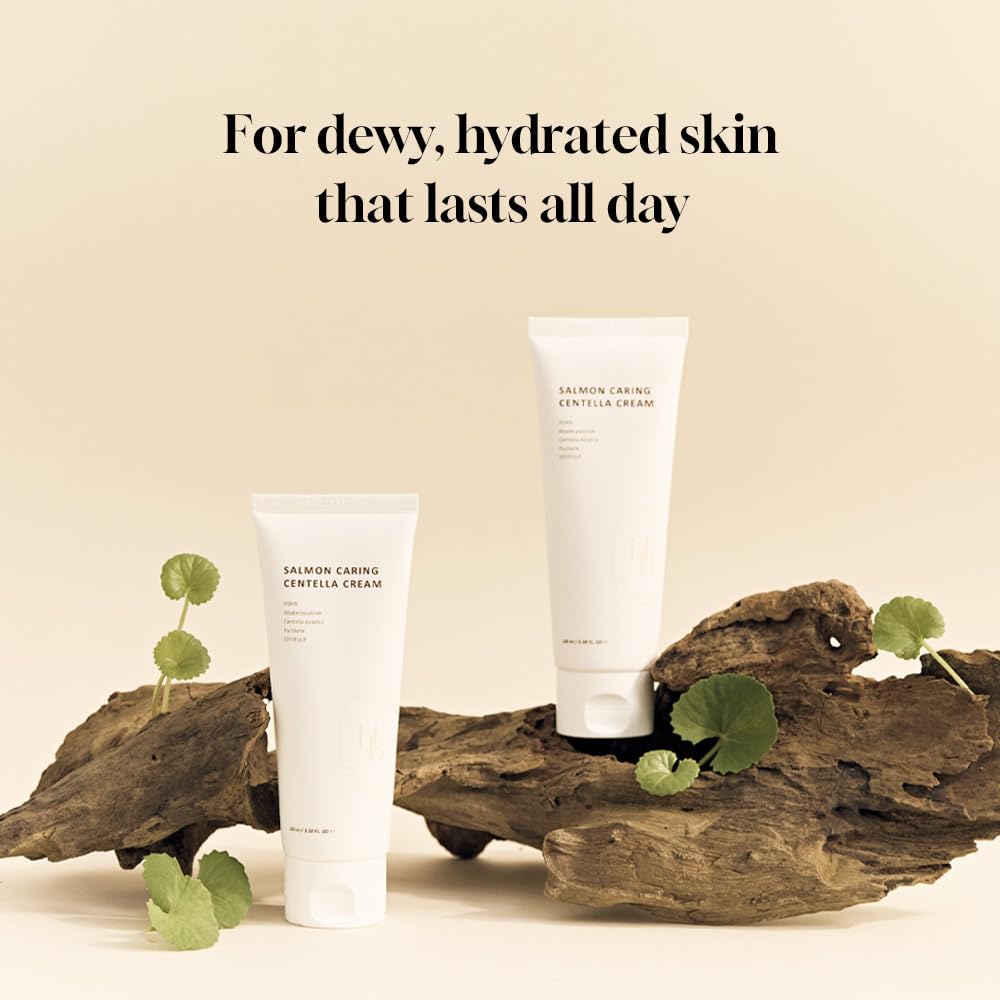 Salmon Caring Centella Cream - Ενυδατική κρέμα με Εκχύλισμα Σολομού & Centella