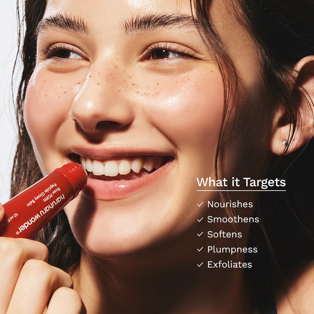 Rose PDRN Peptide Glowy Balm – Ενυδατικό Balm Χειλιών για Λάμψη & Plumping με Vegan PDRN και Πεπτίδια