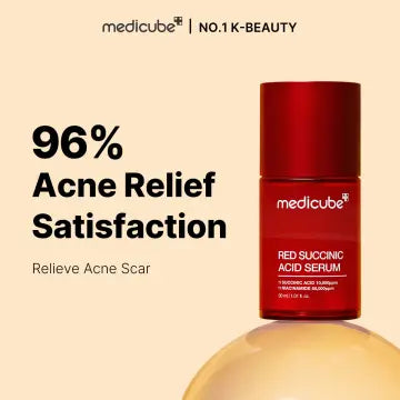 Red Succinic Acid Serum - Απολεπιστικός Ορός Κατά της Ακμής με Νιασιναμίδη & Σουξινικό Οξύ