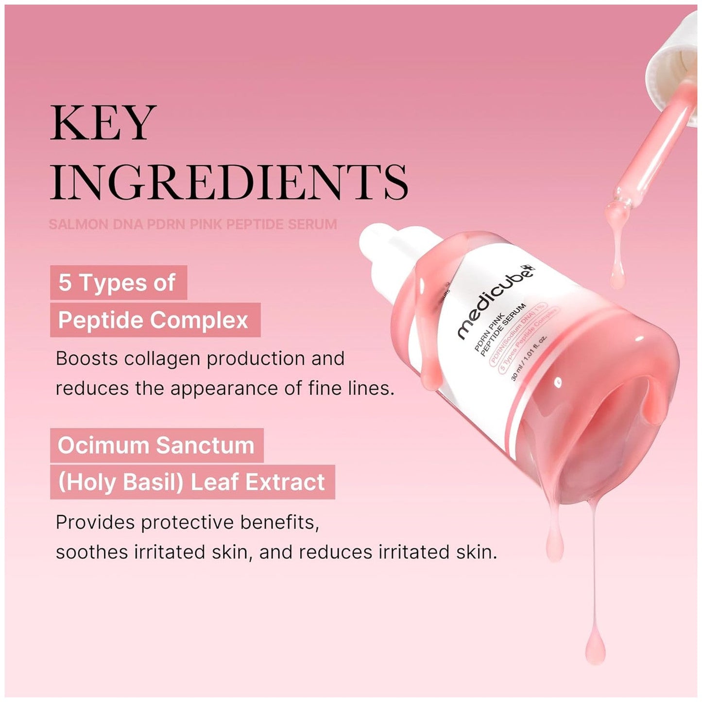 PDRN Pink Peptide Serum - Αμπούλα Σύσφιξης με PDRN Σολομού