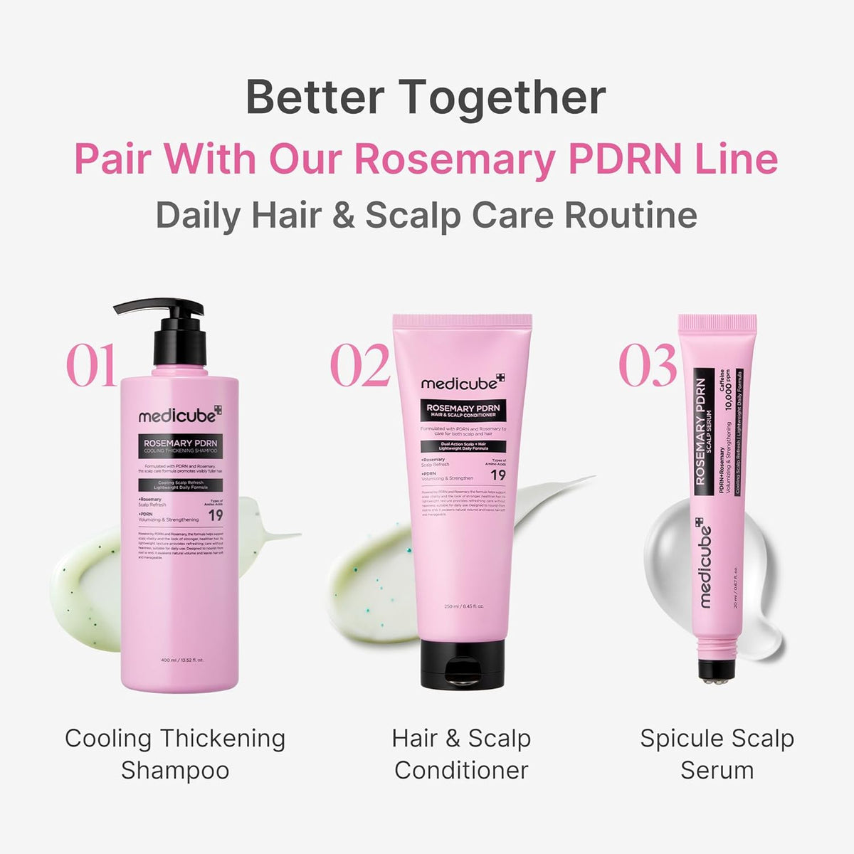 Rosemary PDRN Cooling Thickening Shampoo – Δροσιστικό Σαμπουάν για Όγκο & Πιο Πυκνή Όψη με Δενδρολίβανο & PDRN