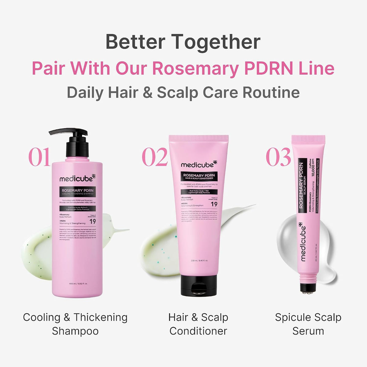 Rosemary PDRN Hair & Scalp Conditioner – Conditioner Μαλλιών & Τριχωτού για Ενυδάτωση, Δύναμη & Όγκο με Δενδρολίβανο & PDRN