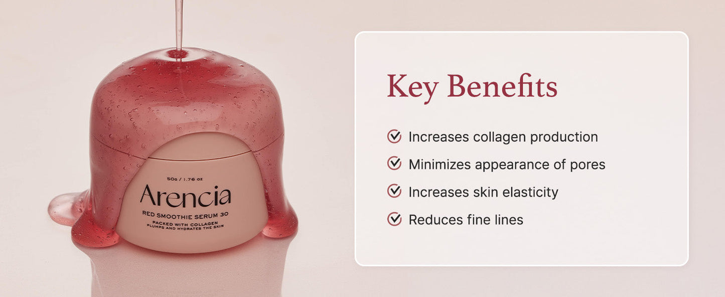 Fresh Red Smoothie Serum 30 - Gel Ορός για ελαστικότητα και λάμψη