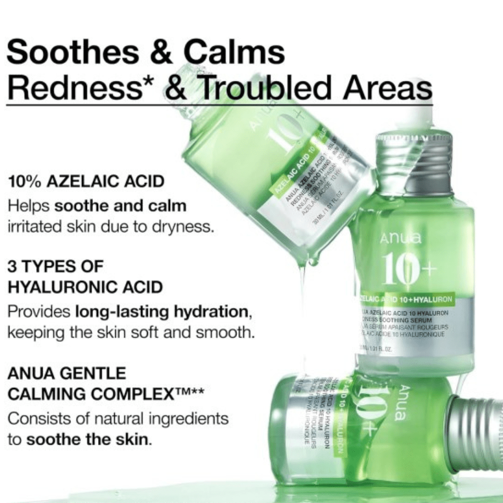 Azelaic Acid 10 Hyaluron Redness Soothing Serum - Καταπραϋντικός ορός για ερεθισμένο δέρμα