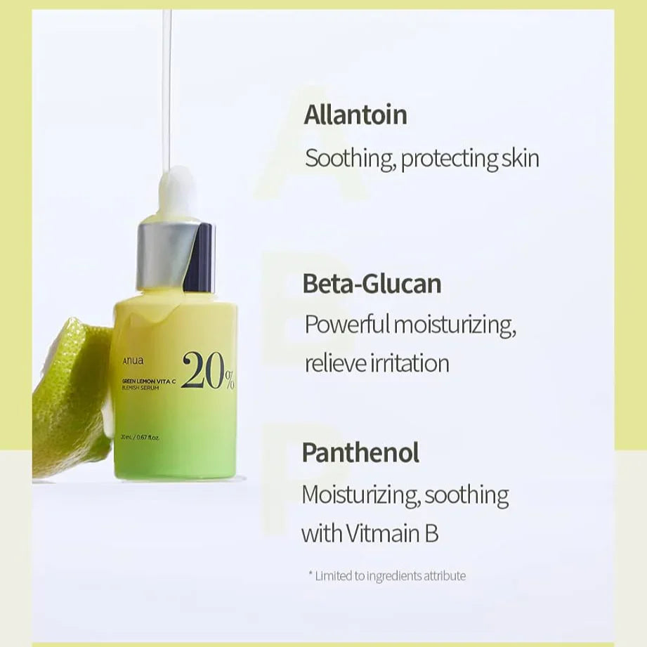 Green Lemon Vita C Blemish Serum