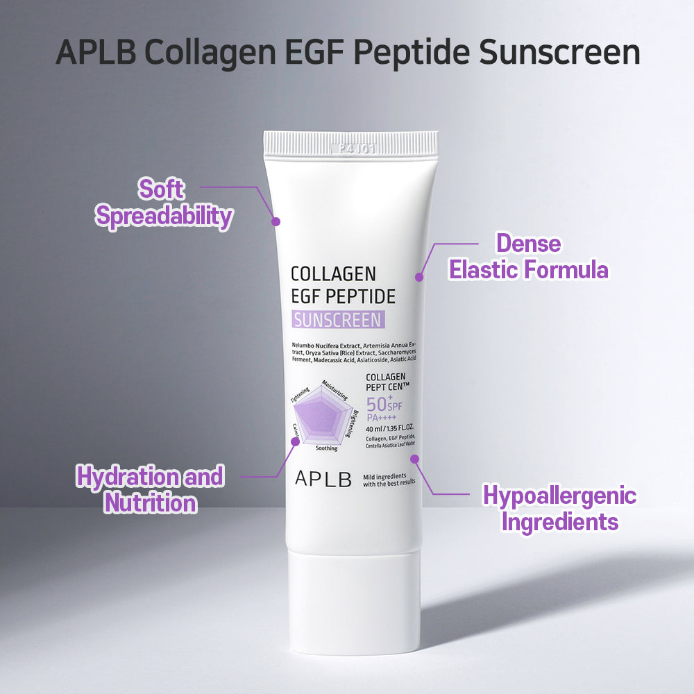 Collagen EGF Peptide Sunscreen SPF50+ PA++++ – Αντηλιακή Κρέμα με Αντιγηραντική Δράση
