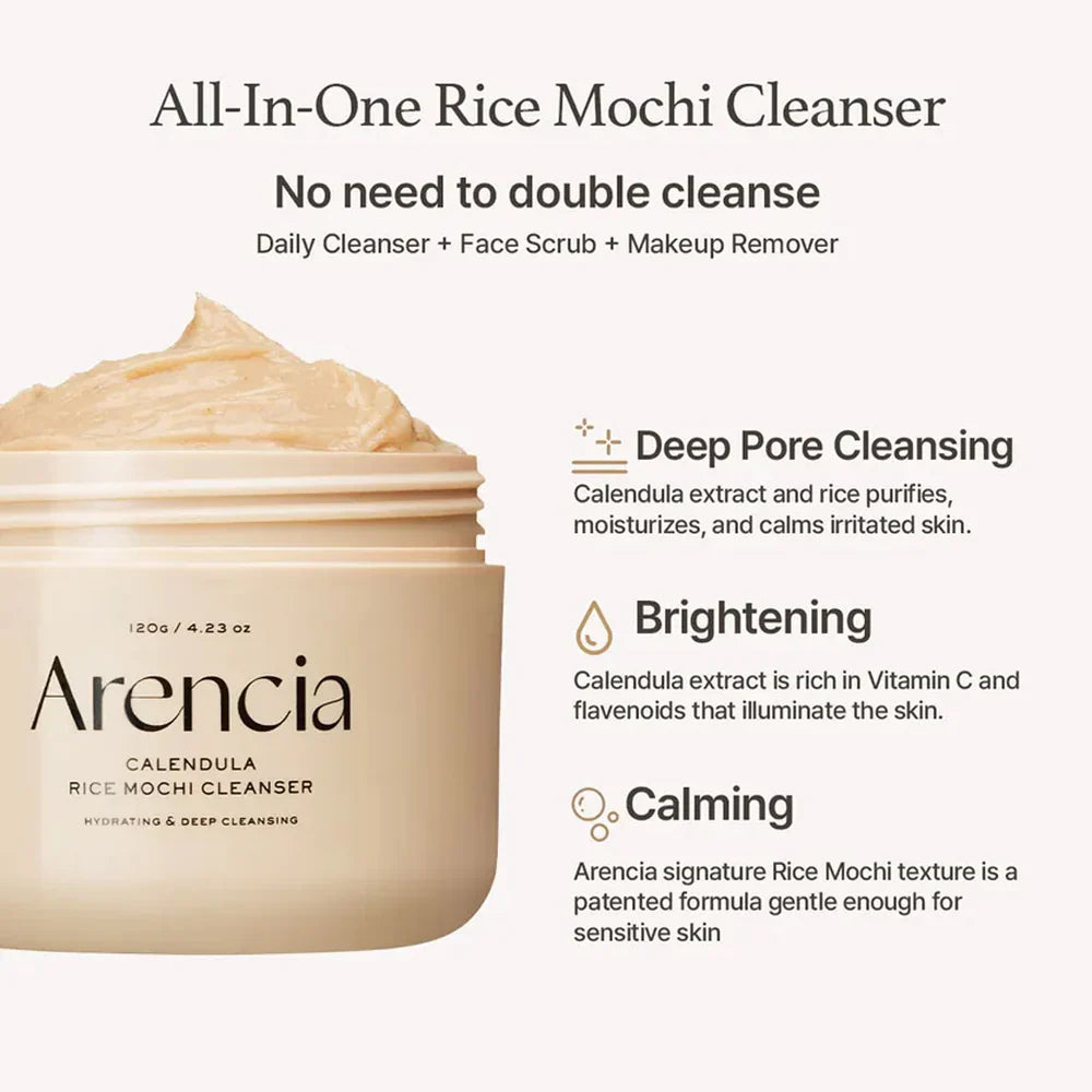 Fresh Calendula Mochi Cleanser - Καθαριστικό για Ξηρό, Ευαίσθητο Δέρμα