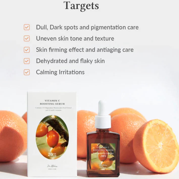 Vitamin C Boosting Serum - Ισχυρός ορός εξομάλυνσης τόνου δέρματος