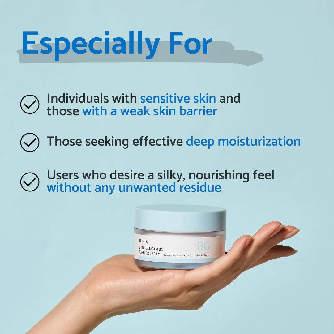 Beta Glucan 3X Barrier Cream - Κρέμα Ενυδάτωσης & Επανόρθωσης