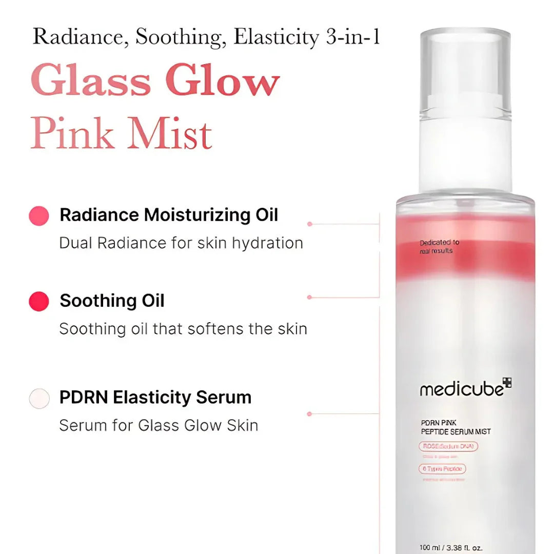 PDRN Pink Glutathione Serum Mist - Σπρέυ Άμεσης Λάμψης & Καταπράυνσης