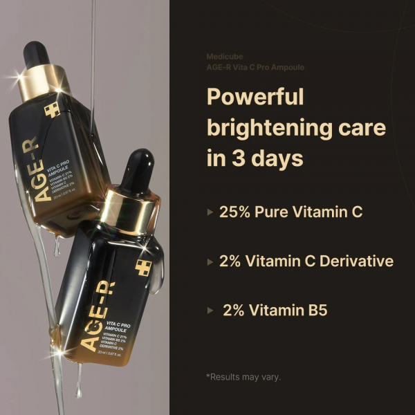 Age-R Vita C Pro Ampoule - Ισχυρός ορός με 21% Βιταμίνη C