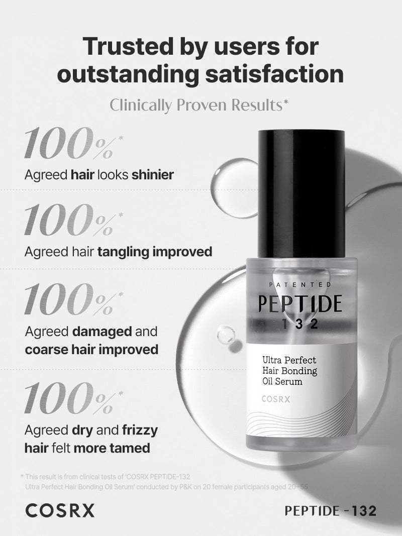 PEPTIDE-132 Ultra Perfect Hair Bonding Oil Serum - Θρέψη, λάμψη & λείανση χωρίς λιπαρότητα