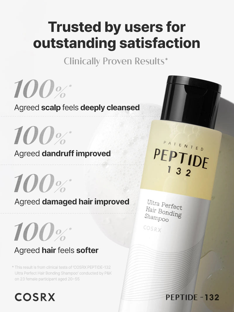 PEPTIDE-132 Ultra Perfect Hair Bonding Shampoo - Επανορθωτικό σαμπουάν για υγιή, δυνατά μαλλιά