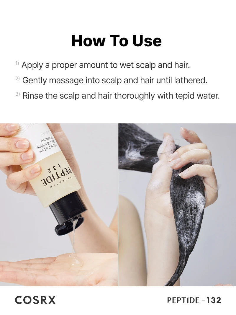 PEPTIDE-132 Ultra Perfect Hair Bonding Shampoo - Επανορθωτικό σαμπουάν για υγιή, δυνατά μαλλιά
