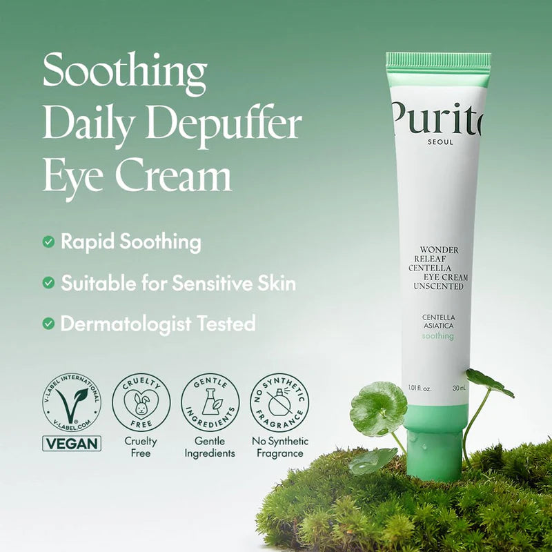 Wonder Releaf Centella Eye Cream Unscented - Κρέμα ματιών για ευαίσθητο δέρμα