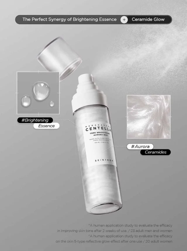 Madagascar Centella Tone Brightening Aurora Mist – Ενυδατικό Face Mist Λάμψης & Ομοιόμορφου Τόνου