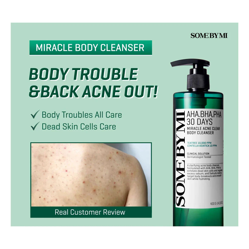AHA-BHA-PHA 30 days Miracle Acne Body Cleanser - Καθαριστικό Σώματος Κατά της Ακμής