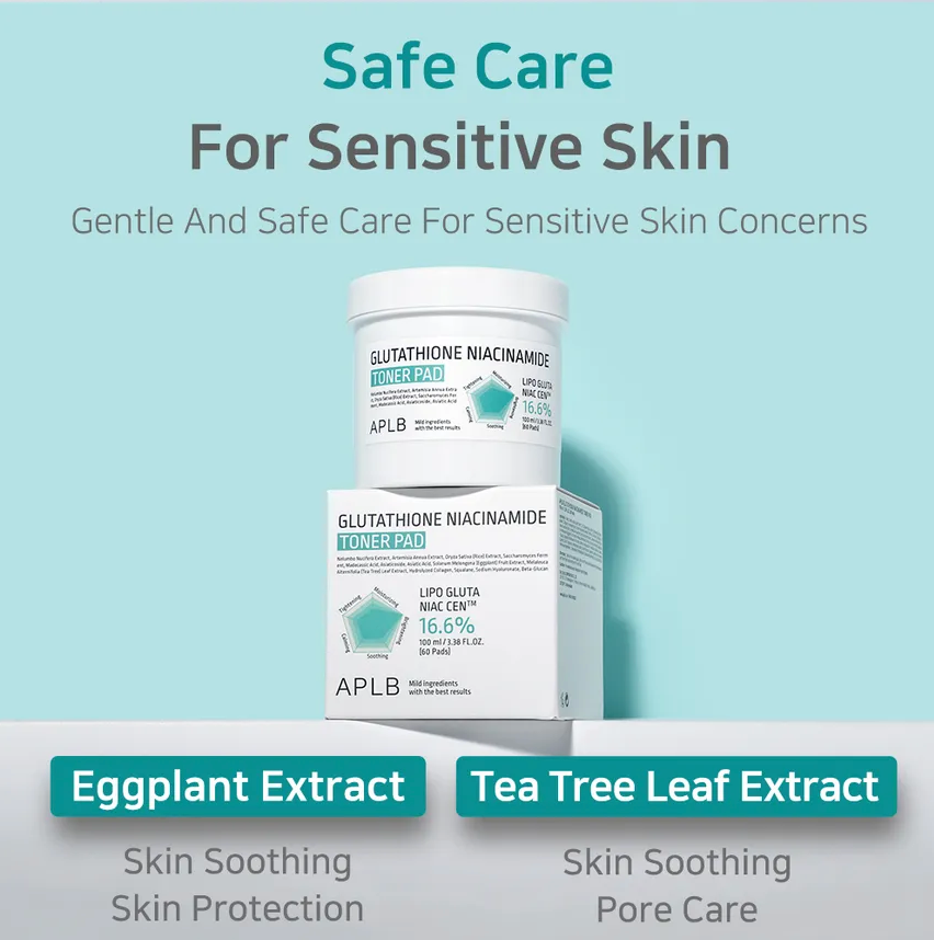 Glutathione Niacinamide Toner Pad - Ενυδατικά pads με Γλουταθειόνη & Νιασιναμίδη