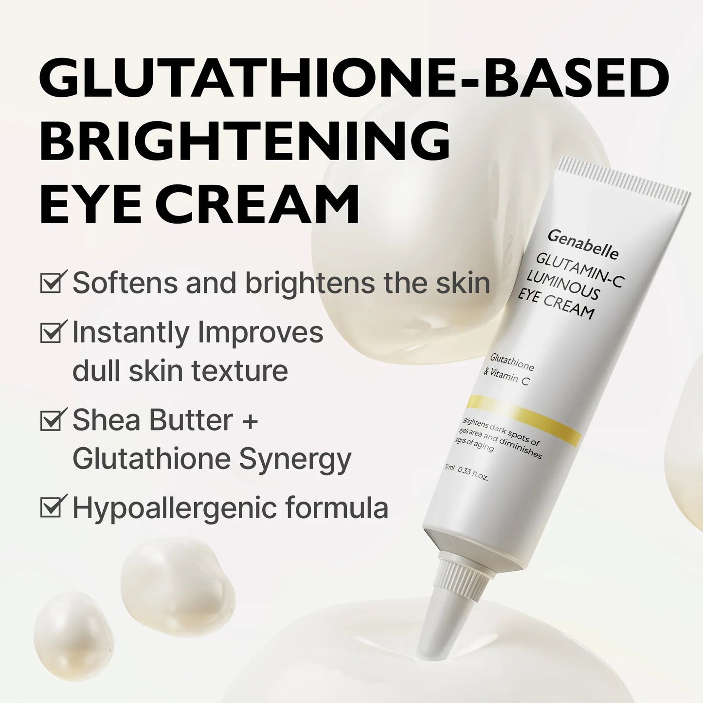 Glutamin-C Luminous Eye Cream - Κρέμα Ματιών για Λάμψη & Σύσφιξη