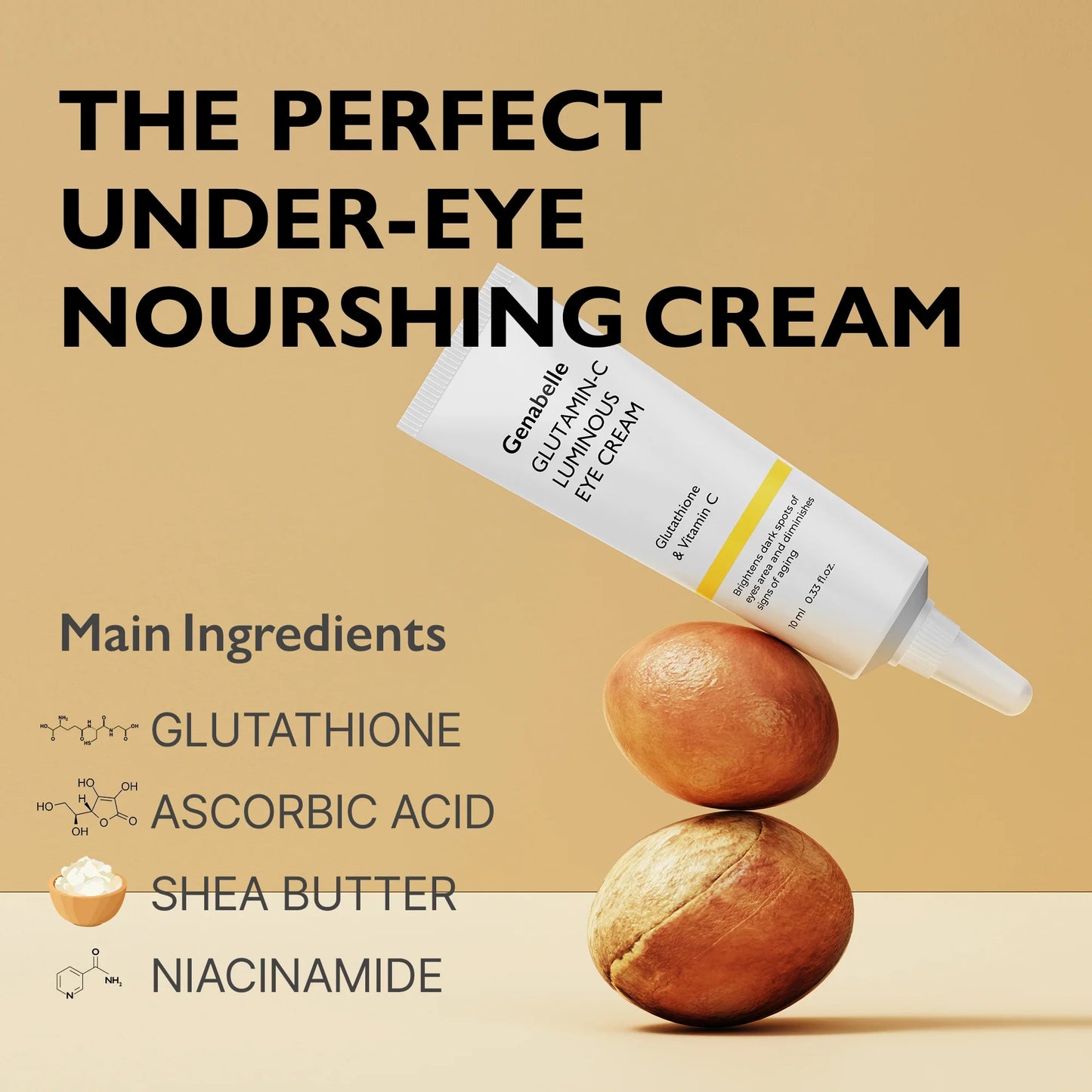 Glutamin-C Luminous Eye Cream - Κρέμα Ματιών για Λάμψη & Σύσφιξη