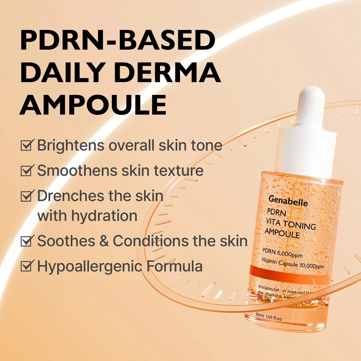 PDRN VITA Toning Ampoule - Αναζωογονητική Αμπούλα Tόνωσης με PDRN και Βιταμίνες