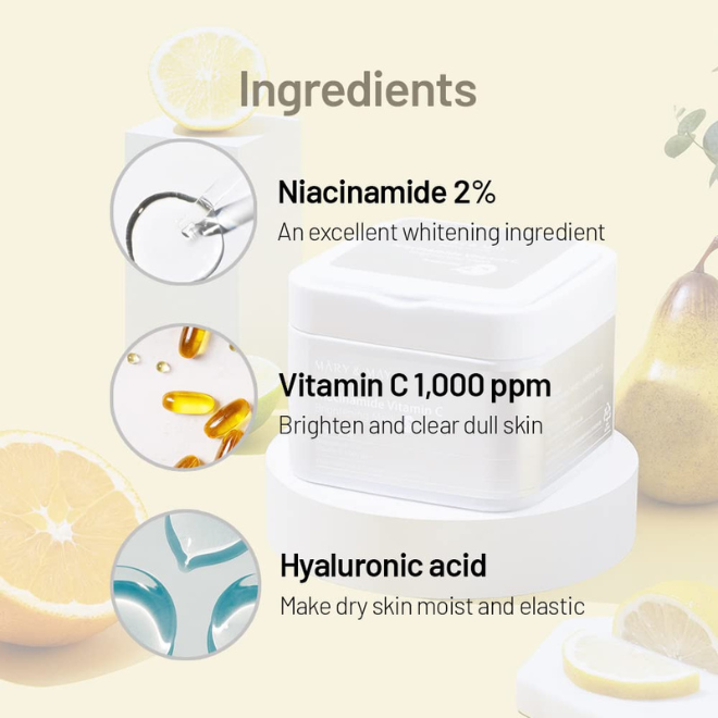 Niacinamide Vitamin C Brightening Mask - 30 Μάσκες για λάμψη και εξομάλυνση τόνου