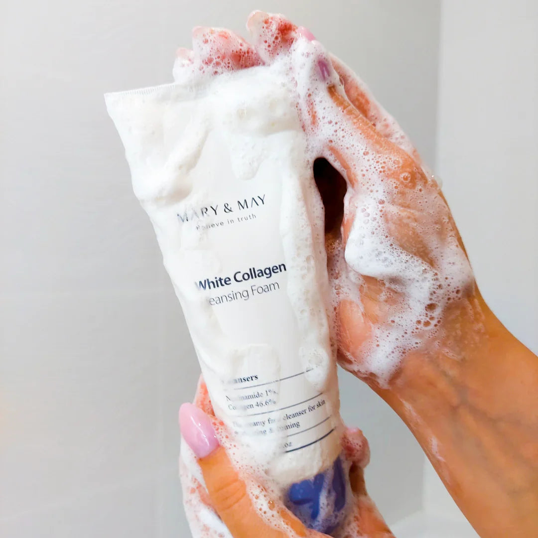 White Collagen Cleansing Foam