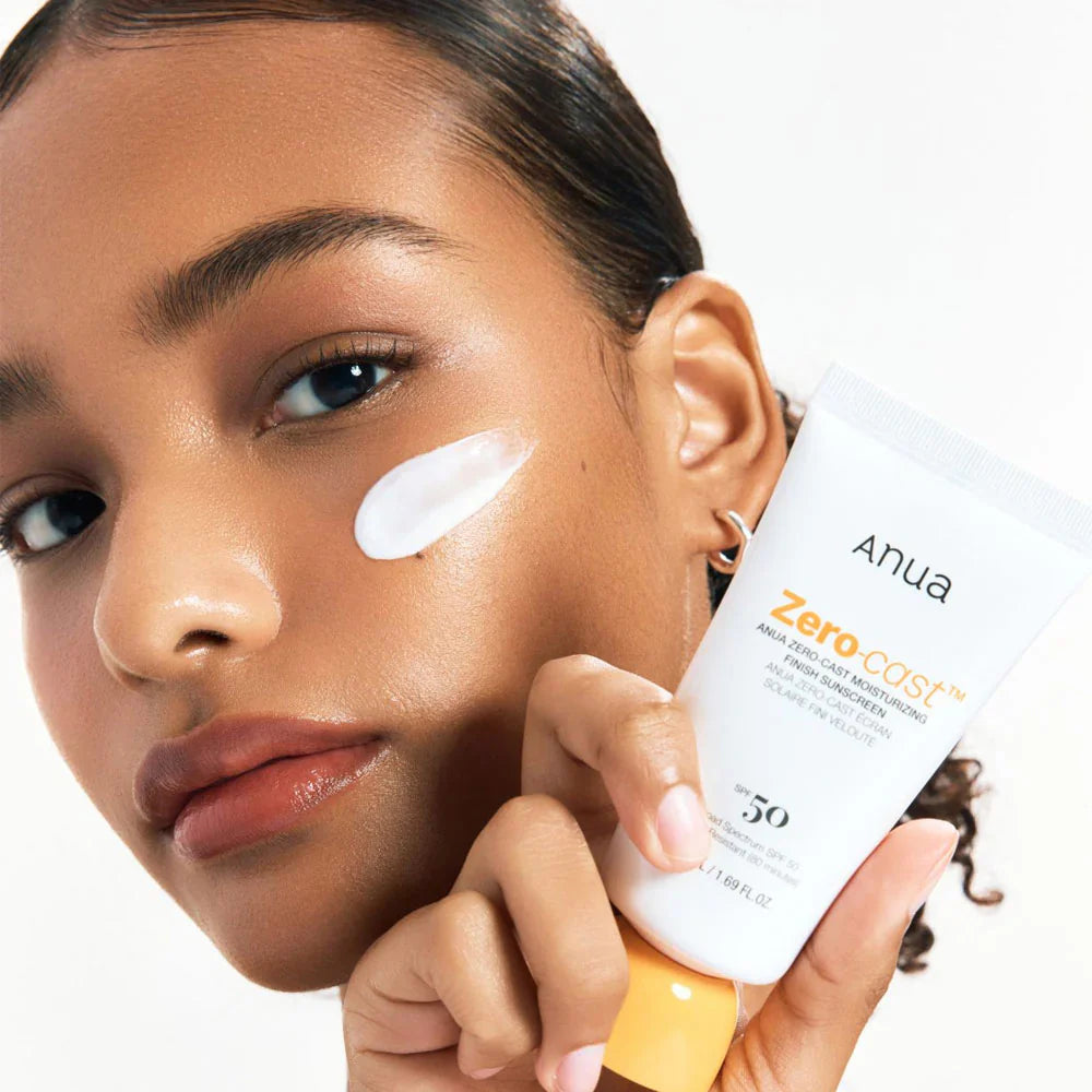 Anua Zero-Cast Moisturizing Finish Sunscreen SPF50+ - Ενυδατικό αντηλιακό χωρίς white cast