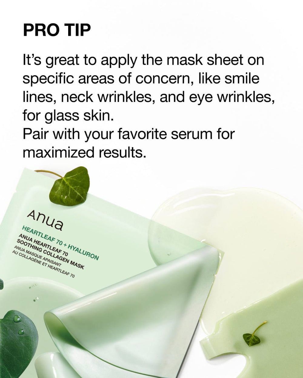 Heartleaf 70 Soothing Collagen Mask - Καταπραϋντική gel ολονύκτια μάσκα