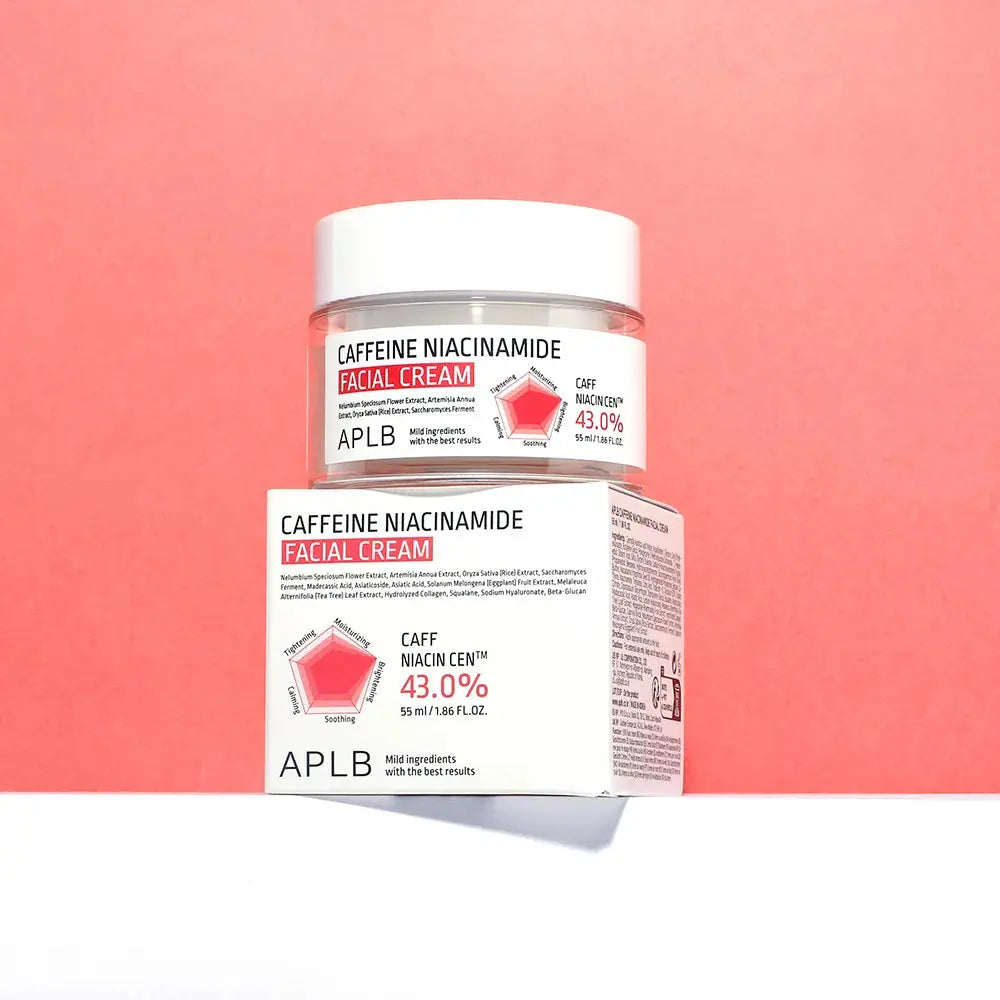 Caffeine Niacinamide Facial Cream – Κρέμα Προσώπου για Ξεκούραστη & Λαμπερή Όψη