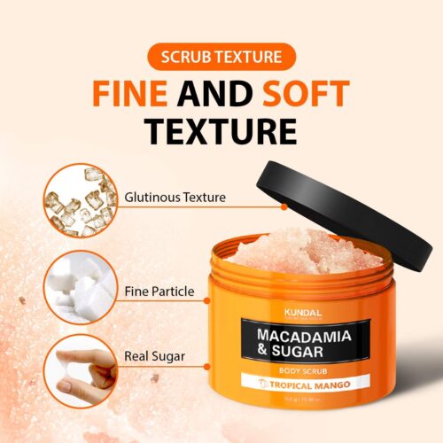 Macadamia & Sugar Body Scrub Cherry Blossom – Απολεπιστικό Σώματος με Ζάχαρη & Macadamia