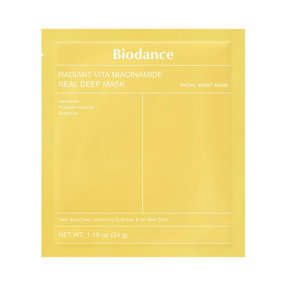 Radiant Vita-Niacinamide Real Deep Mask - Gel Μάσκα για ομοιόμορφο τόνο επιδερμίδας