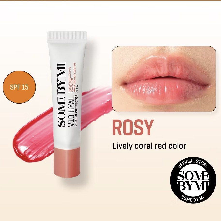 V10 HYAL Lip Sunprotection SPF15 Rosy - Ενυδατικό αντηλιακό χειλιών
