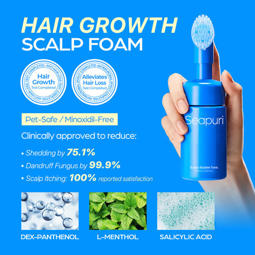 Scalpy Bubble Tonic - Τονωτικό κατά της πιτυρίδας & της τριχόπτωσης με βουρτσάκι εφαρμογής
