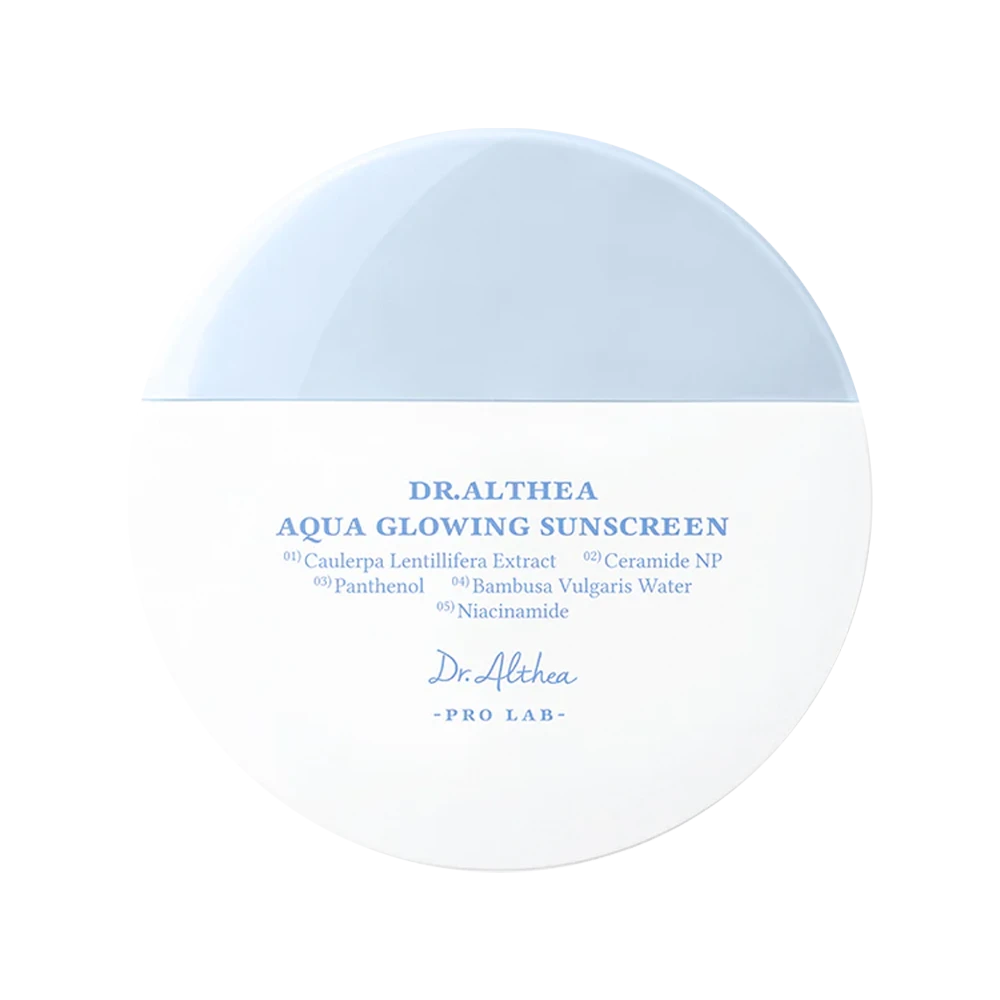 Aqua Glowing Sunscreen SPF50+ PA++++ - Ενυδατικό αντηλιακό με λάμψη και υψηλή προστασία