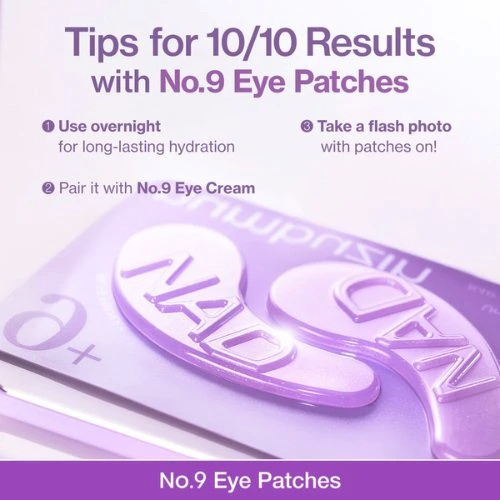 No.9 NAD Collagen Under Eye Patches - Eye Patches με Κολλαγόνο & 50 Πεπτίδια