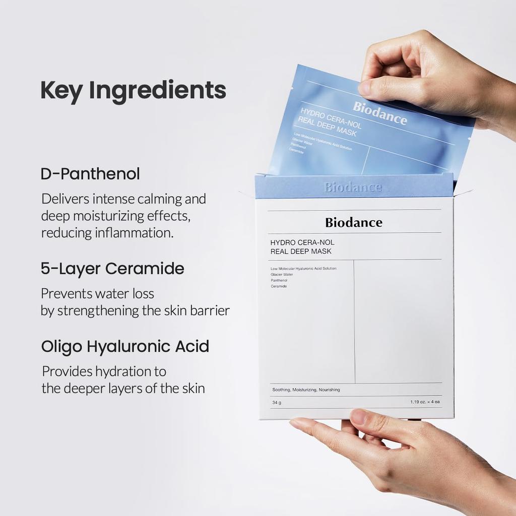 Hydro Cera-nol Real Deep Mask - Μάσκα νύχτας για βαθιά ενυδάτωση