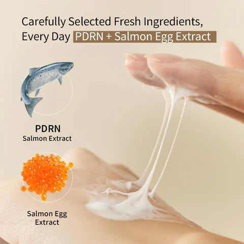 Salmon Caring Centella Cream - Ενυδατική κρέμα με Εκχύλισμα Σολομού & Centella