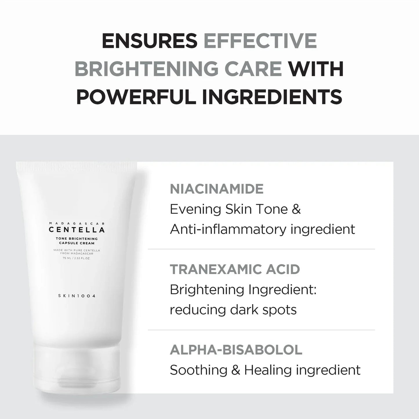 Madagascar Centella Tone Brightening Capsule Cream
