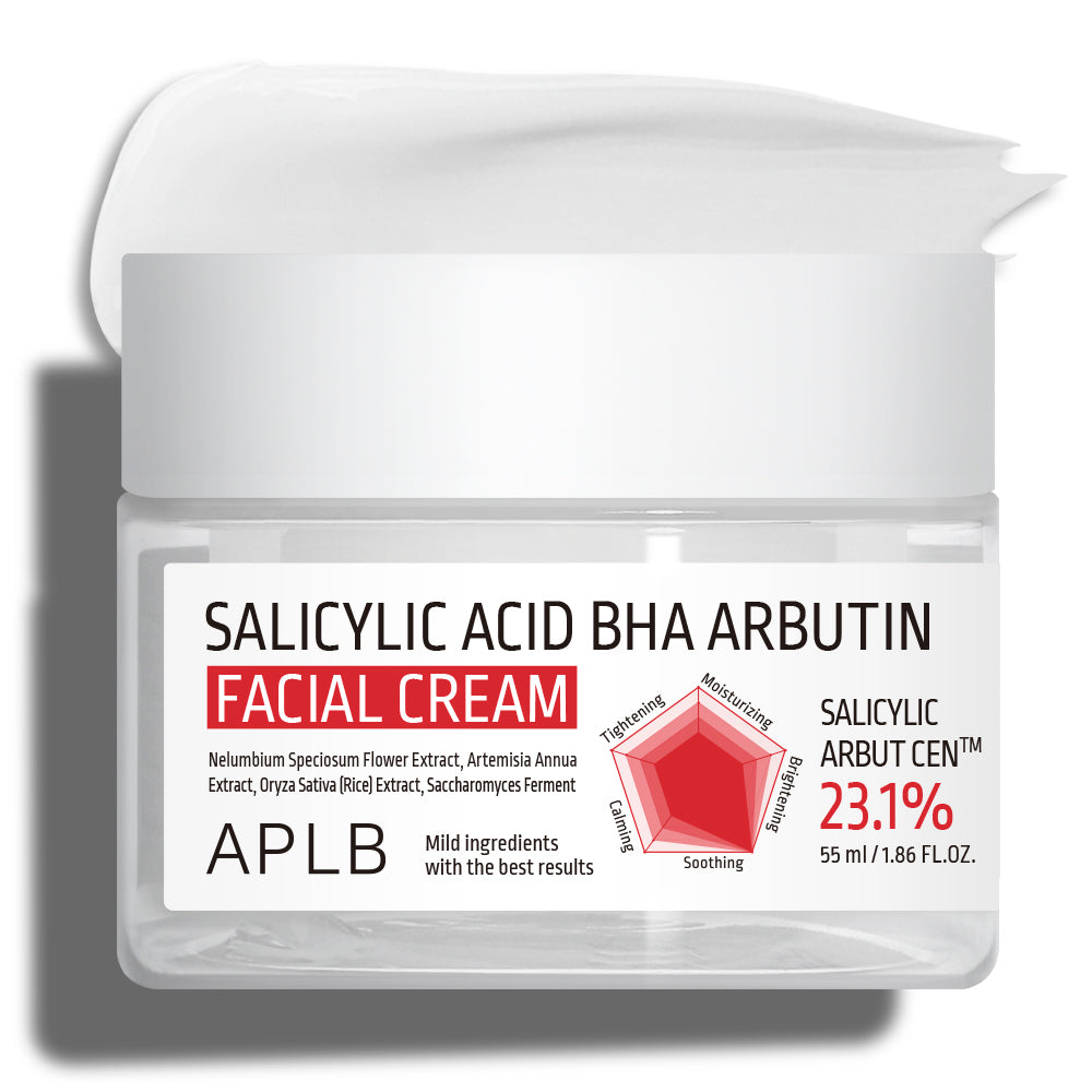 Salicylic Acid BHA Arbutin Facial Cream - Ενυδατική κρέμα για καθαρή, ομοιόμορφη επιδερμίδα