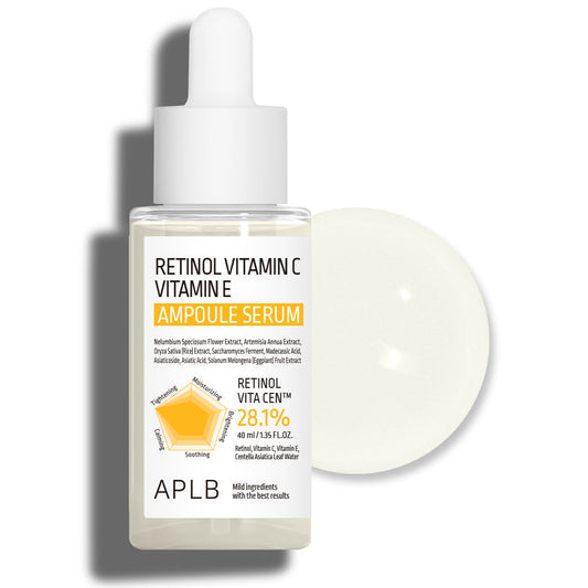 Retinol Vitamin C Vitamin E Ampoule Serum - Ορός Αναγέννησης & Αντιγήρανσης με Ρετινόλη, Βιταμίνες C & E